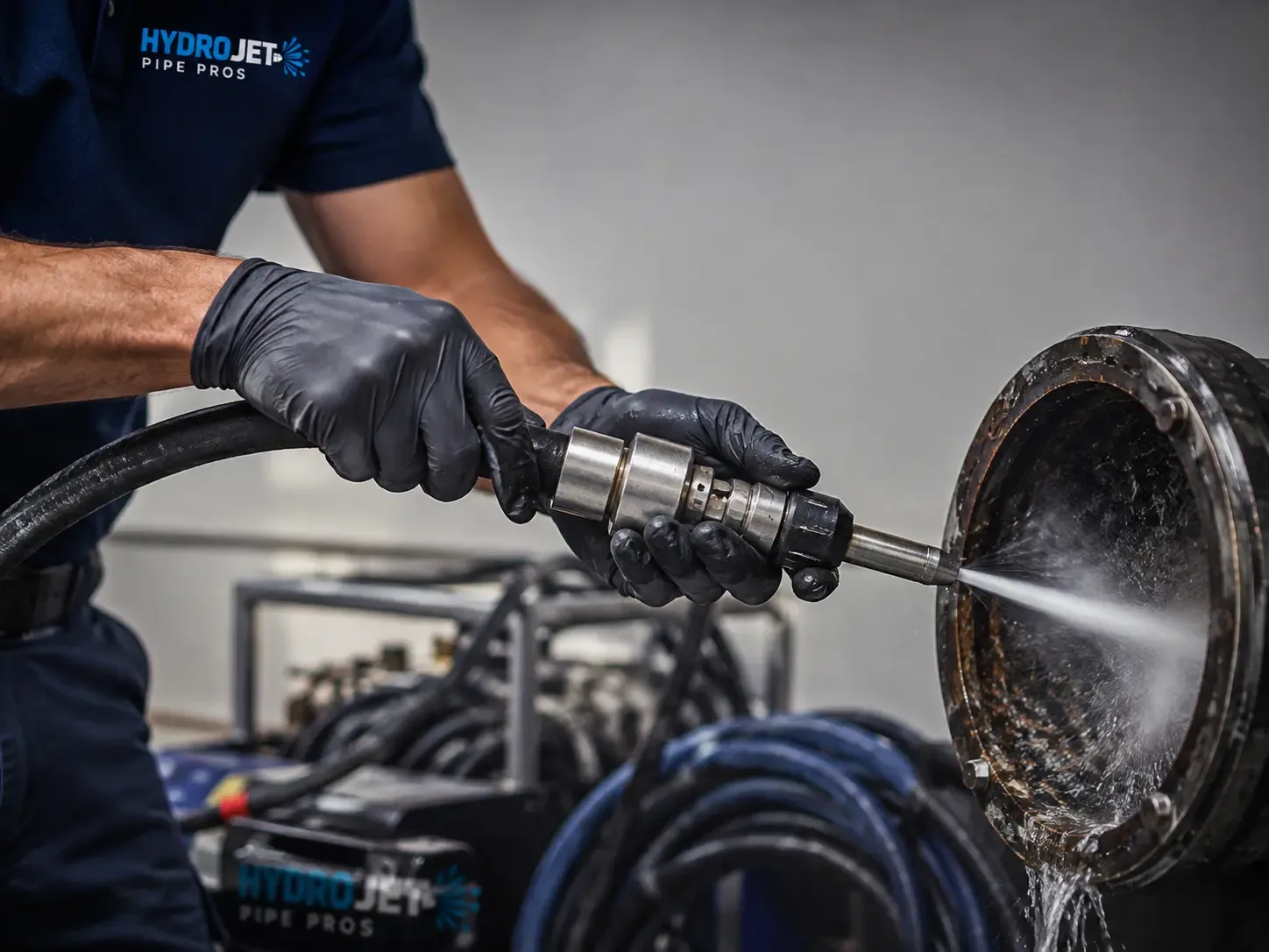 Hydro Jet Pipe Descaling in Fort Eustis, VA